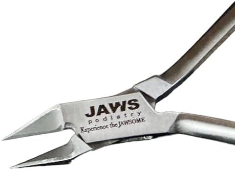 Small Surgical-Grade Toe Nail Clippers - Jaws Podiatry Stainless Steel Double Action Toenail Clippers for Thick Toenails - Ingrown Cuticle Nippers - Manicure Tools - Pedicure Tools