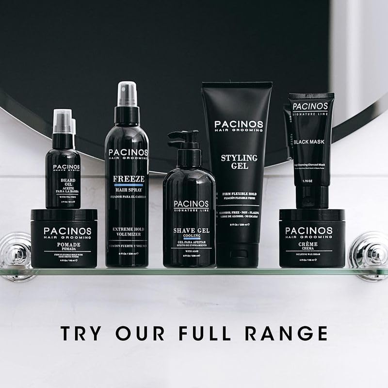 Pacinos Creme Hair Sculpting Wax Cream - Water Soluble Medium Shine Styling Cream