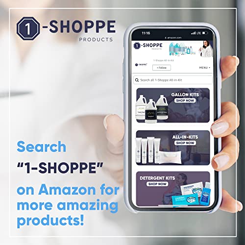 1-Shoppe All-in-Kit H2O Tropical Infuse Hotel Conditioner | 1 Gallon | For Hospitality & Vacation Rentals to Refill Dispensers | (Single Gallon)