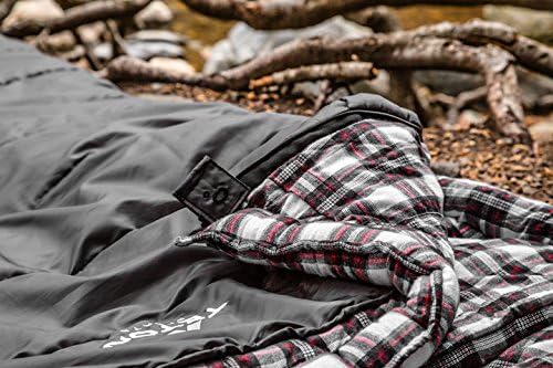 Teton Celsius XXL Sleeping Bag, Cold Weather Sleeping Bags for Adults and Kids, Camping Made Easy and Warm. Compression Sack Included, 35F, 25F, 0F, 20F Degree