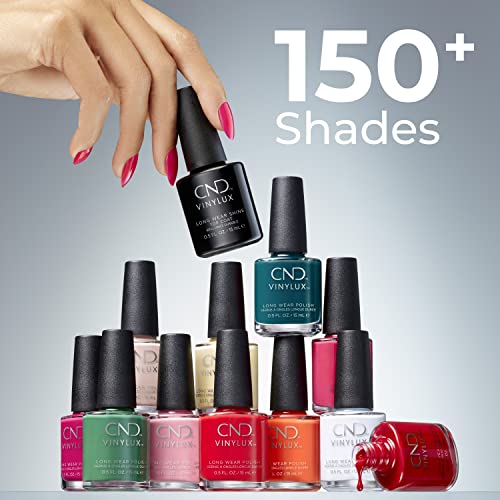 CND Vinylux Longwear Red Nail Polish, Gel-like Shine & Chip Resistant Color, 0.5 Fl Oz