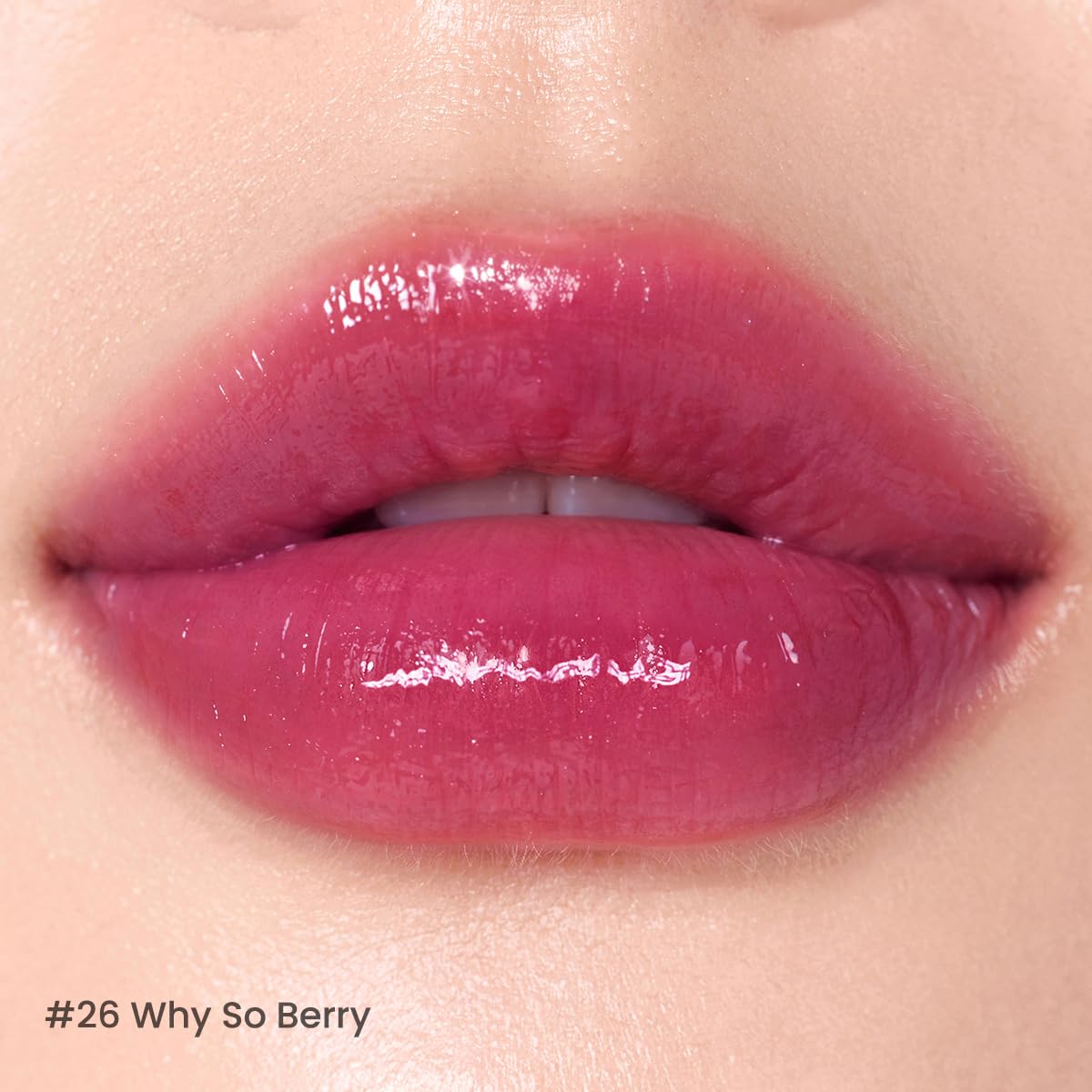 Peripera Ink Mood Glowy Tint | Lip-Plumping, Naturally Moisturizing, Lightweight, Glow-Boosting, Long-Lasting, Comfortable, Non-Sticky, Mask Friendly, No White Film 026 WHY SO BERRY (SODA CAFE) (NEW)