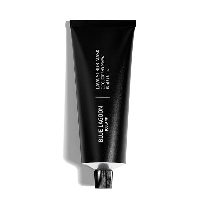 Blue Lagoon - Resurfacing Exfoliating Volcanic Lava Scrub Face Mask - Hydrating Face Mask - Moisturizing Face Mask - Face Scrub - Hydrating Mask - Bioactive Icelandic Skincare (2.5 oz | 75 ml)