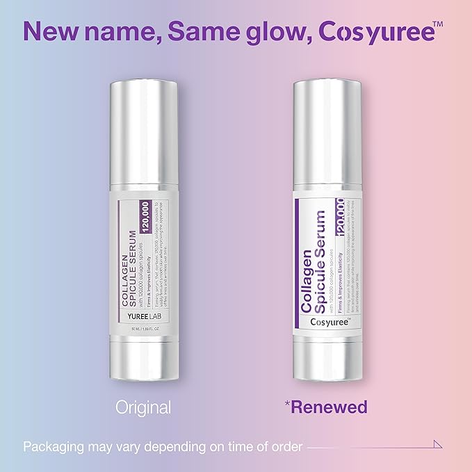 Spicule Collagen Serum | 120,000 Micro Spicules for Glass Skin, Wrinkle Treatment & Hydration | Hyaluronic Acid Anti-Aging Serum (1.69 fl.oz.)