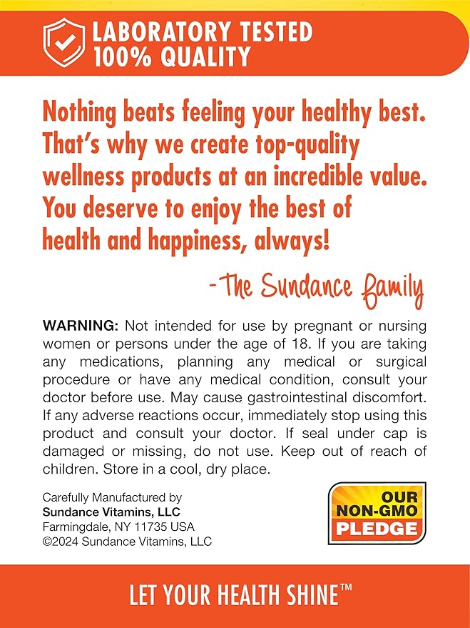Sundance Berberine with Ceylon Cinnamon | 2000mg | 40 Capsules | Vegetarian, Non-GMO & Gluten Free Supplement