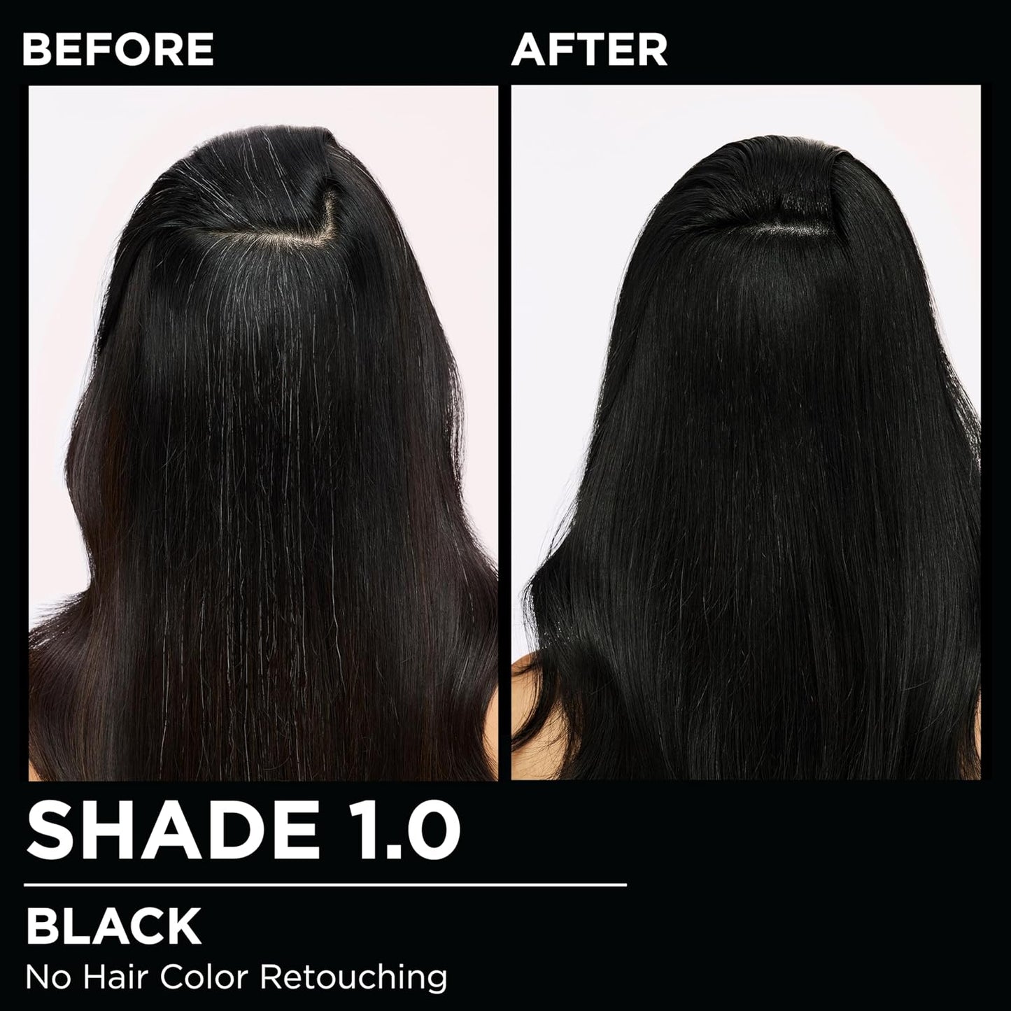 Garnier Hair Color Olia Ammonia-Free Brilliant Color Oil-Rich Permanent Hair Dye, 1.0 Black, 2 Count (Packaging May Vary)