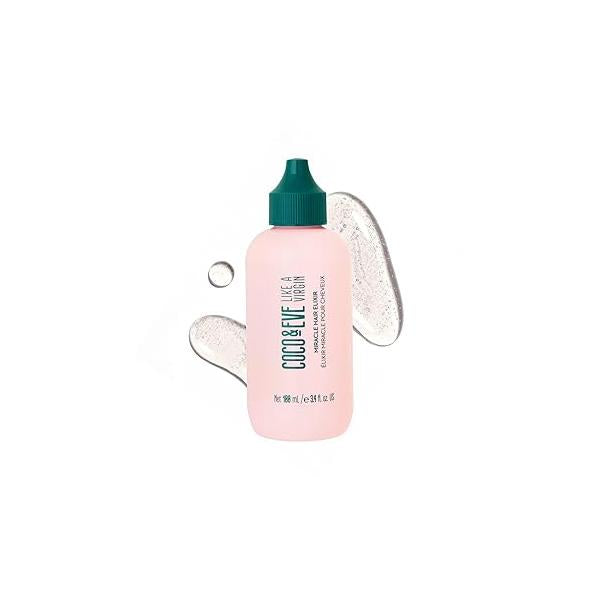 Coco & Eve Miracle Hair Elixir. Coconut Oil with Hyaluronic Acid Leave in Conditioner.Treatment for Dry Damaged | Frizz control. Protects from Heat Styling
