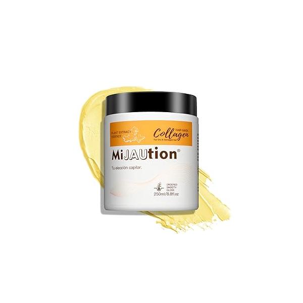 250ml Professional Deep Conditioning Collagen Protein Hair Mask with Keratin and Argan Oil for Damaged Hair, All Types (8.8 fl.oz)