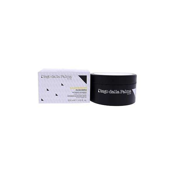 Diego dalla Palma Saniprincipi Intensive Nourishing Hair Mask - Restores Damaged And Split Ends Deeply Penetrates To Provide Nourishment Hydration Leaves Strong Supple 6.8 Oz