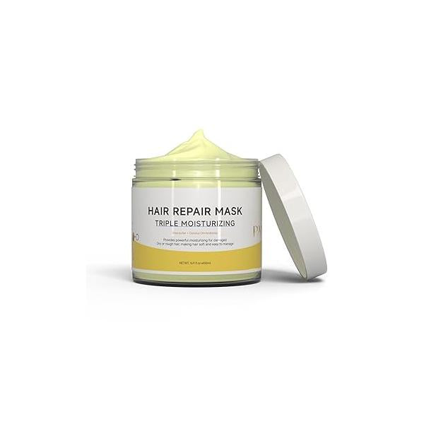 PENZERI Original Hair Mask for Damaged - Shea butter Treatment Conditioner-450ml | with Coconut & Andhoney Hydrating and Repair Nourishing Volumizing For All Types Natural Care
