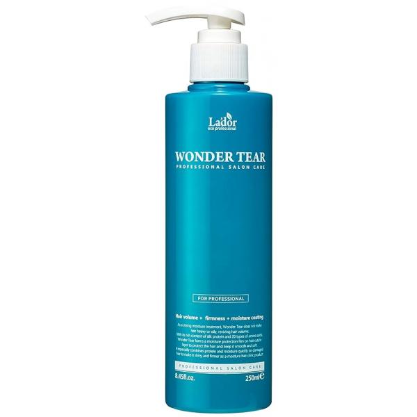 LA'DOR Wonder Tear Deep Conditioning Treatment Mask for Dry Damaged Hair - Moisturizing & Hydrating Protein Keratin Growth Conditioner Color Treated, Frizzy, Curly 8.45 Fl Oz LADOR Korean