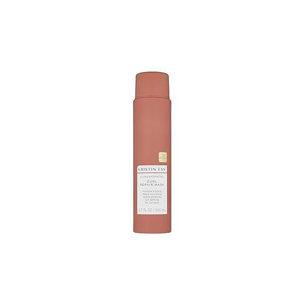 Kristin Ess Hair Ultra Hydrating Curl Repair Mask with Shea Butter - Deep Conditioner Treatment for Dry Damaged Curly Hair, Vegan, Color + Keratin Safe, 6.7 fl oz (Pack of 1)