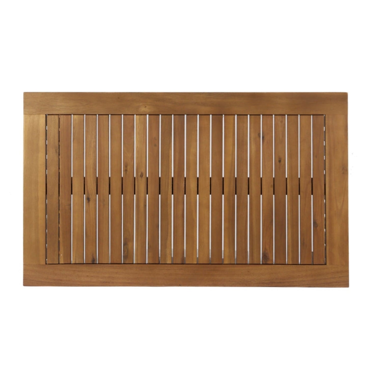 Acacia Outdoor Coffee Table, Handcrafted 40" Long Patio