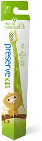 Preserve Kids Toothbrush, Soft Bristles, (Pack of 6)