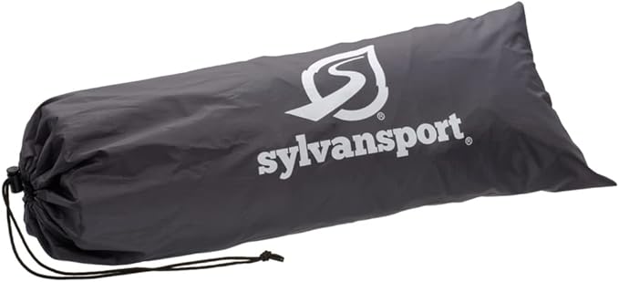 SylvanSport Privy Bivy Privacy Tent - Windproof, Portable Shelter for Camping Toilets & Changing Room - 6′ 8″ of Interior Height - Easy Setup - Pop-Up Pod with Window for Camping, Beach & Tailgates