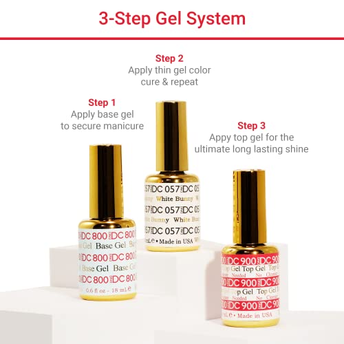 DND Gel Polish Set, Pink Nude Collection, UV/LED GelPolish and Air Dry Nail Lacquer, Matching Chip-Free Polish Duo, 0.5 Fl Oz Each