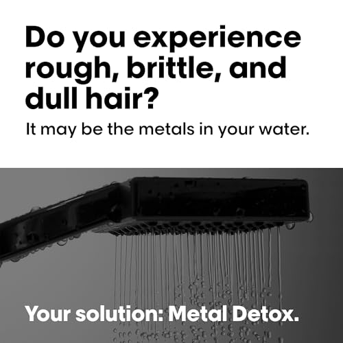 L'Oréal Professionnel Paris Metal Detox Smoothing Cream - Lightweight Styling Leave-In Treatment For All Hair Types, Hydrates and Protects Against Frizz, UV & Metals