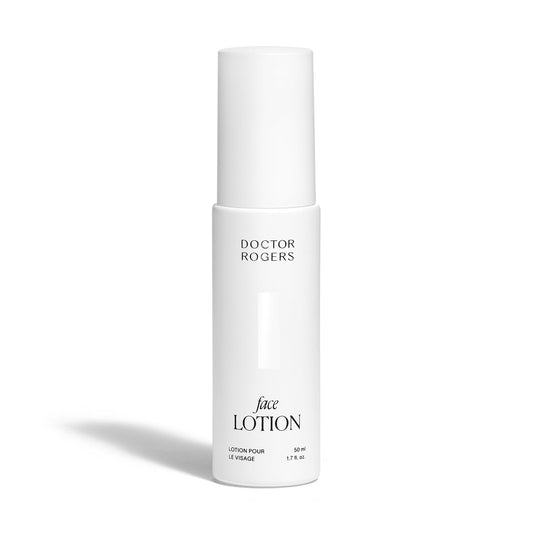 Doctor Rogers Face Lotion. Unscented Moisturizing Lotion for Sensitive Skin. Lightweight Hydration. Moisturize & Strengthen Skin, Fragrance & Paraben Free 1.7 Ounce (50ml)