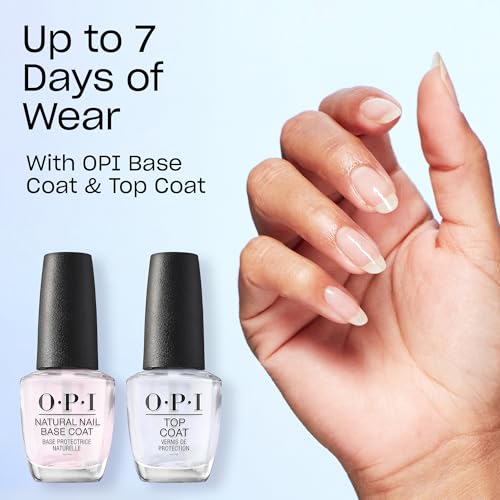 OPI Nail Lacquer Nail Polish | Opaque Bright Orange Crème Chip Resistant Nail Polish | Vegan, Fast Drying, Streak Free