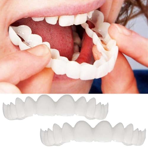 2 Pairs, Temporarily Adjustable for Men and Women, Regain Confidence Smile