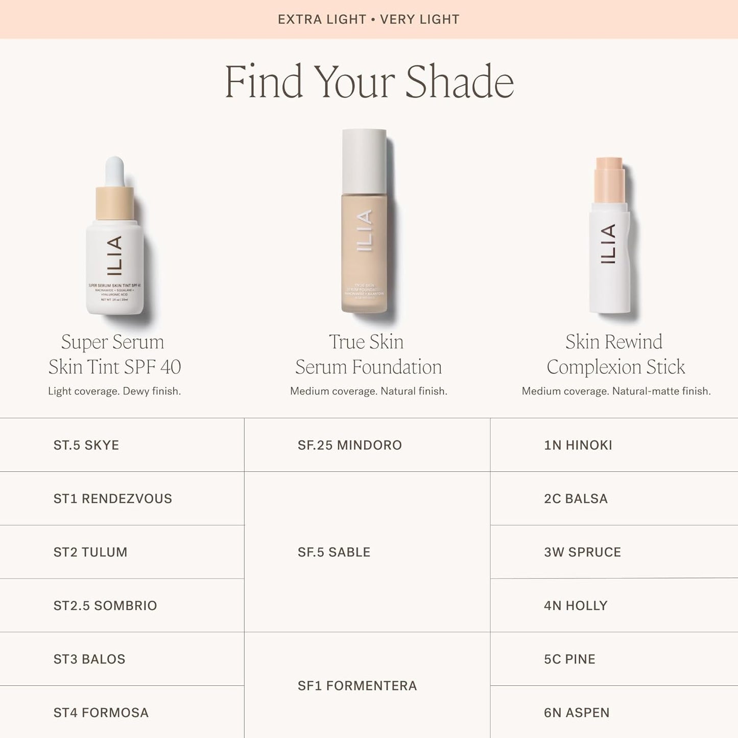 ILIA - Skin Rewind Complexion Stick - Foundation + Concealer + Skincare | Non-Toxic, Vegan, Cruelty-Free, Clean Makeup (2C - Balsa, 0.35 oz | 10 g)