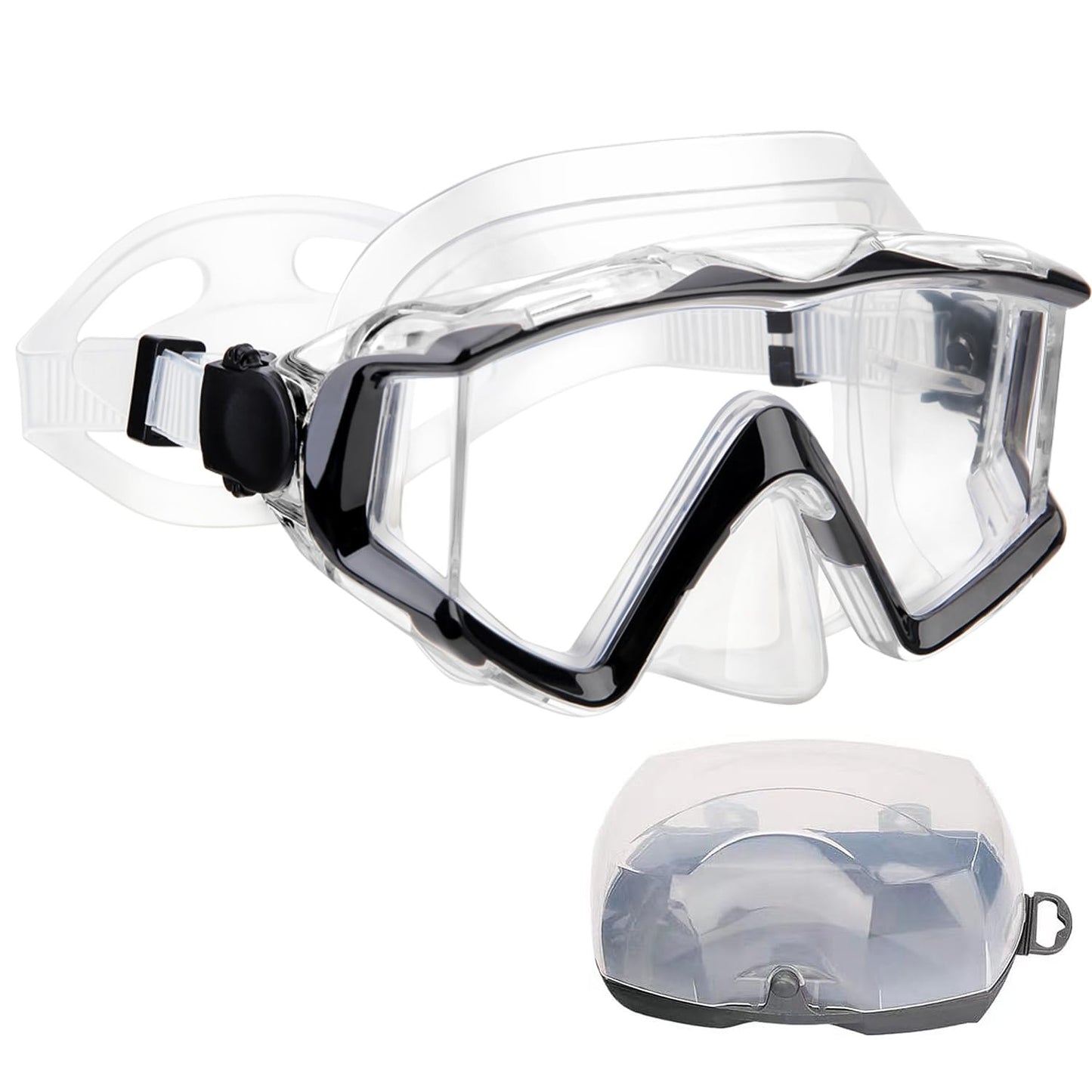 AQUA A DIVE SPORTS Diving mask Anti-Fog Swimming Snorkel mask Suitable for Adults Scuba Dive Swim Snorkeling Goggles Masks