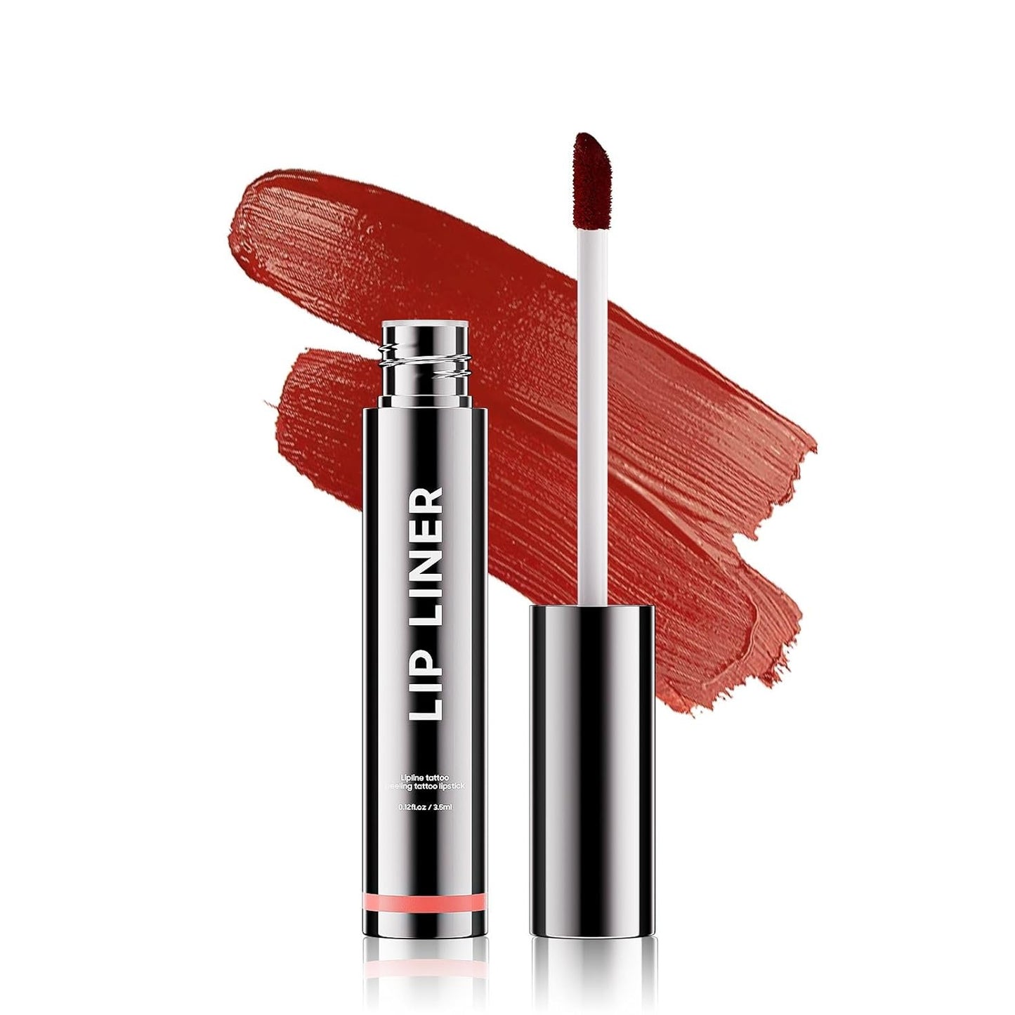 OETUIOW Lip Stain Long Lasting & Waterproof Lip Liner, Non-Stick Cup Highly Pigmented Natural Finish, Lip Gloss for All-Day Color Hold (Rose)