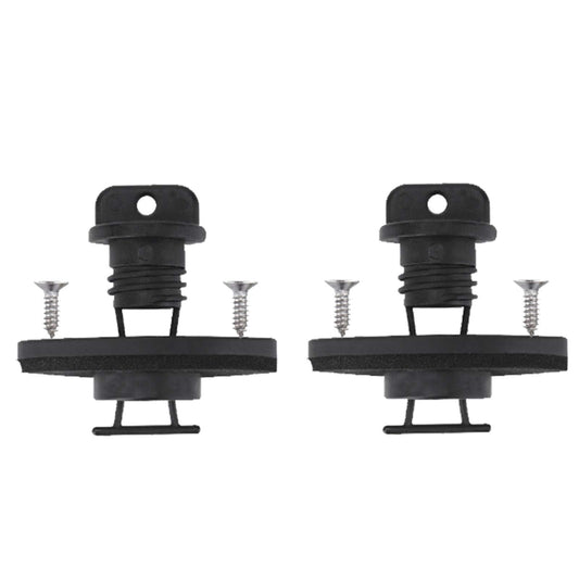 TENSPAL Kayak Drain Plug Kit Hull Coarse Thread Bung for Canoe Boat Set with Screws Replacement Hardware Accessories 2 PCs