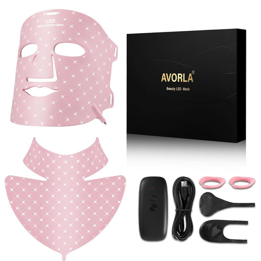 Beauty LED Light Mask -infrared light therapy red light therapy led facial light Photons Facial Skin Care Wrinkle reduce anti-acne facial light acne treatment beauty device