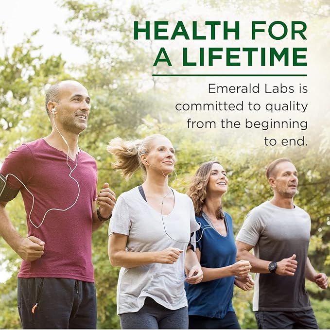 EMERALD LABS Ginkgo Biloba Extract - Brain Health Supplement - Offers Antioxidant & Energy Support - 60 Vegetable Capsules (30-Day Supply)