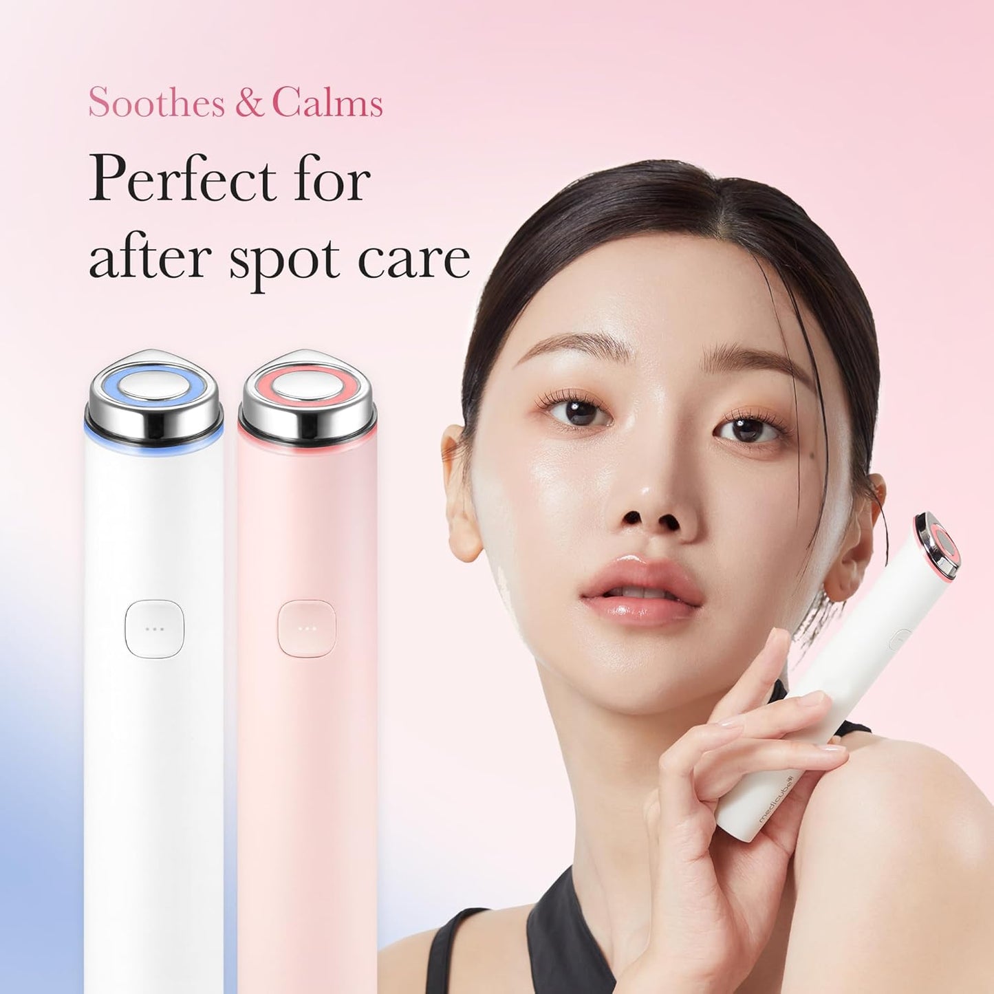 medicube Mini Booster Pro White | Affordable At-Home Facial Skin Care Tool for Beginners - Portable Glow Booster for Glass Skin, Boosting Skin Care Absorption, Skin care for teens, Korean Skin Care