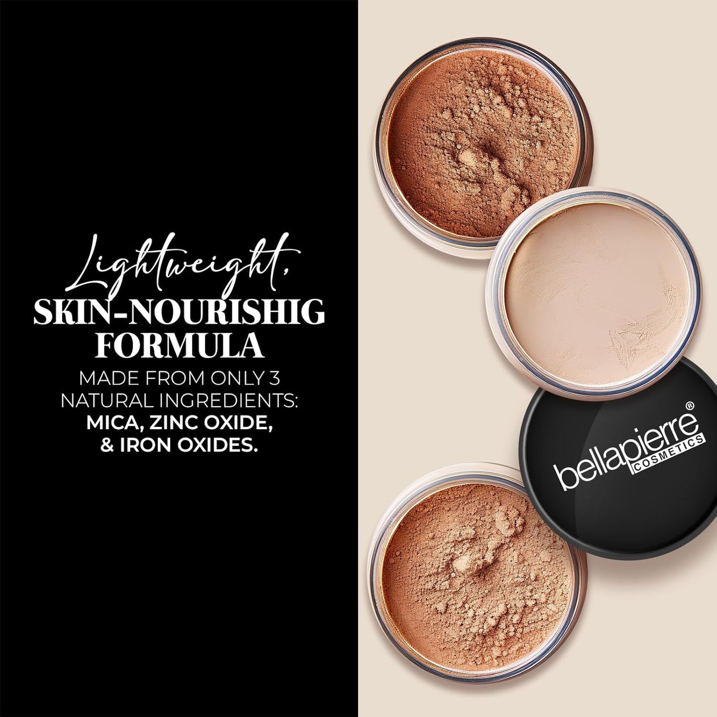 Bellapierre Mineral Foundation SPF 15 – Loose Powder Foundation, Full Coverage Mineral Makeup with Matte Finish – Vegan, Cruelty Free, Hypoallergenic, Oil & Talc Free – 0.32 oz - Maple