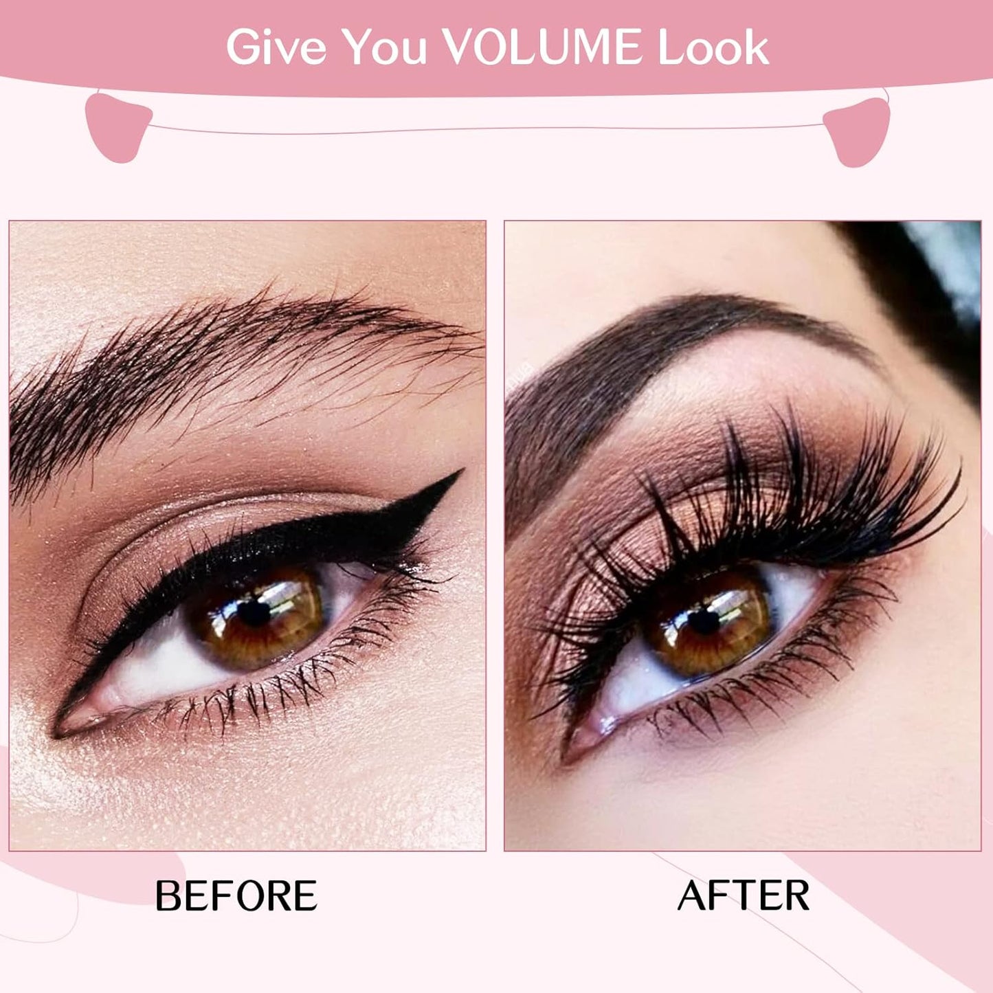 Lash Clusters, 72 Pcs Individual Lashes, Cluster DIY Lash Extension, Volume Eyelashes Look, Super Thin Band and Comfortable (Volume, D-14mm)