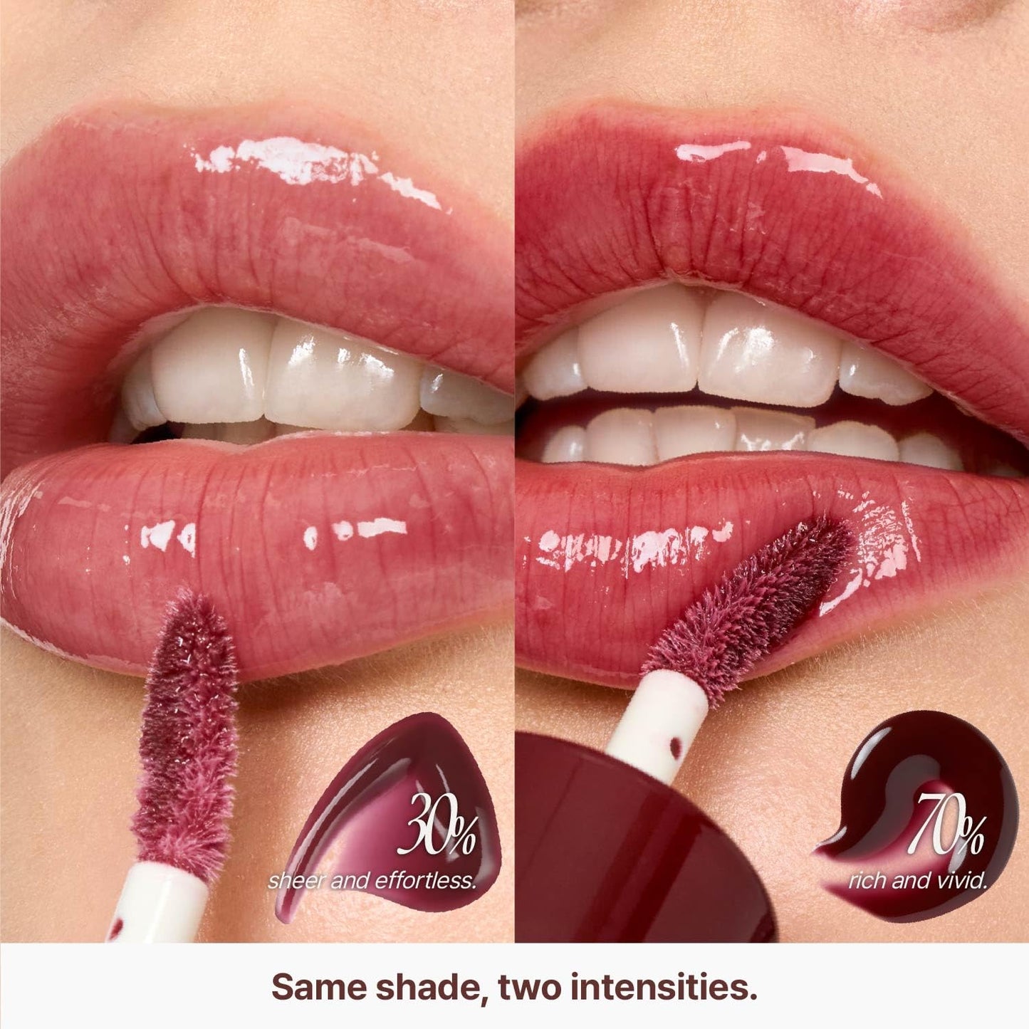 3D Voluming Gloss 30% (Sheer) | Scotch 30% l High Shine, Non-Sticky Lip Gloss for Makeup | Long-Lasting, Moisturizing Gel Formula | 30%, 70% Pigment Options | 5.3g