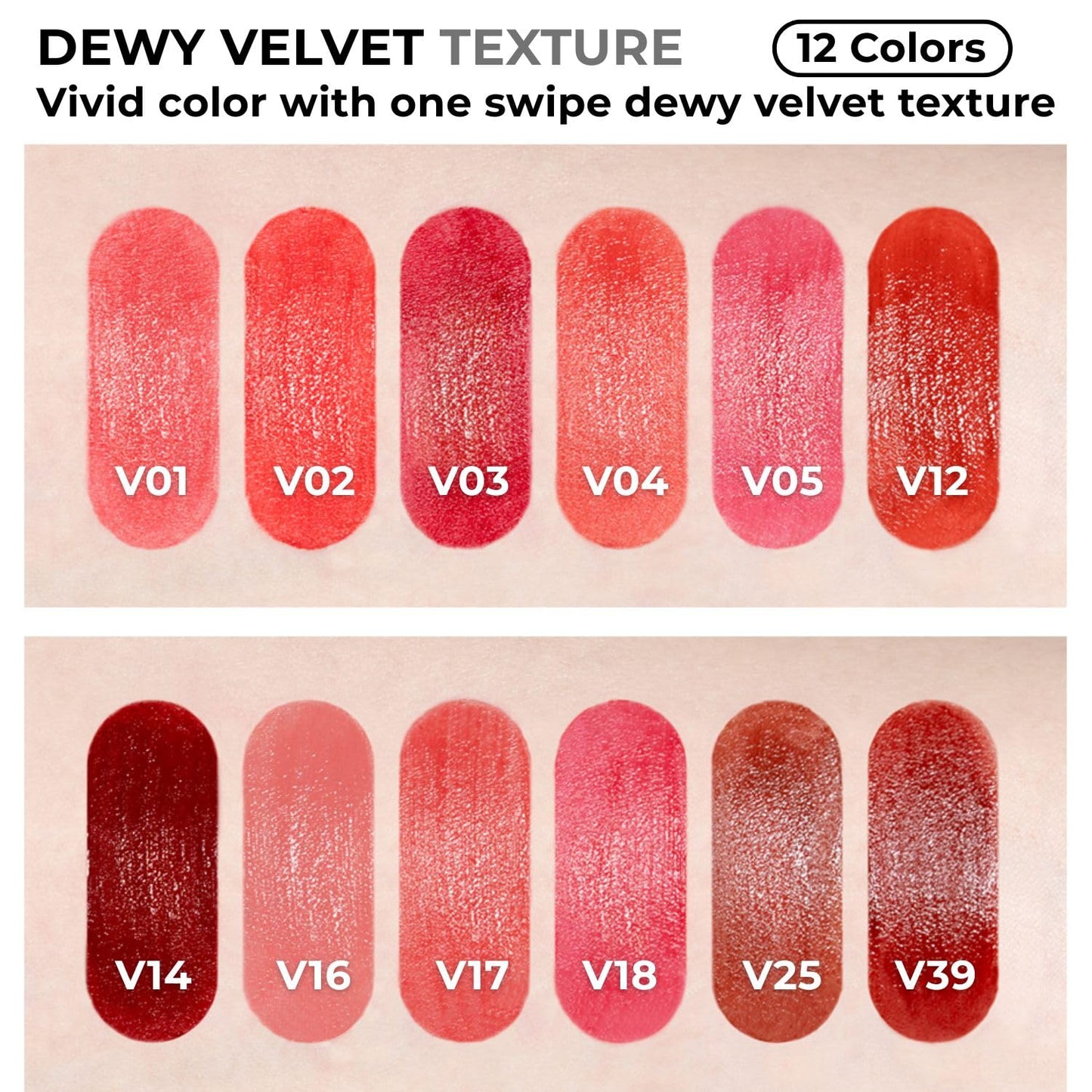 BBIA Last Velvet Tint NEW - Soft Creamy Matte Finish Lip Stain, Blur Effect & Velvety Texture, Long-Lasting, High Pigment, Non-Drying, Vegan, Korean Lip Makeup (V02 EXTRA BOUNCE, Pack of 1)