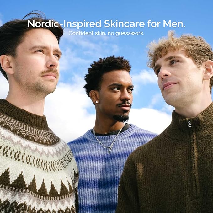 Nordisk Element Vitamin C Face Serum for Men with Hyaluronic Acid – Brightening Anti-Aging Face Serum for Dark Spots, Uneven Tone, and Wrinkles – Hydrating Daily Moisturizer with Citrus Aroma, 1 Fl Oz