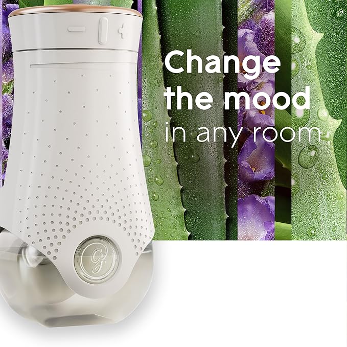 Glade PlugIns Refills Air Freshener, Tranquil Lavender & Aloe, Scented and Essential Oils for Home and Bathroom, 0.67 Fl Oz, 10 Count