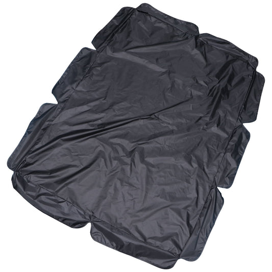OFFIGAM 1Pcs Outdoor Swing Cover Replacement Black Garden Swing Protector 164x114in PA Coating