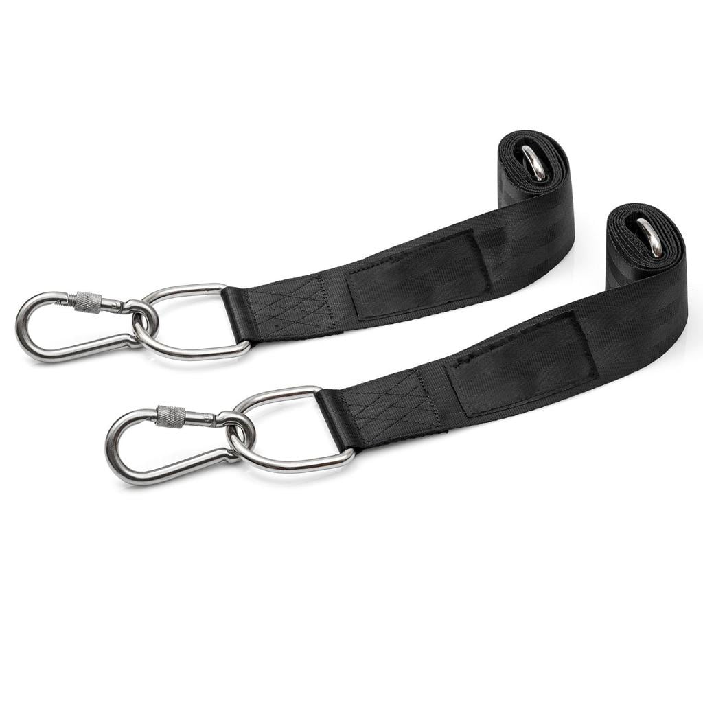 YWMJZEU 2x 65cm Nylon Camping Sleeping Hammock Straps Garden Swing Hammock Rope Belt
